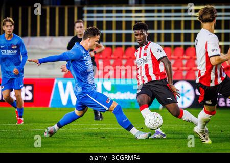 Eindhoven, Niederlande. August 2025. EINDHOVEN, 29-08-2025, PSV Campus de Herdgang, Saison 2025/2026, niederländischer Keuken Kampioen Divisie Football, Spiel zwischen Jong PSV und Jong AZ, Foto zeigt Credit: Pro Shots/Alamy Live News Stockfoto