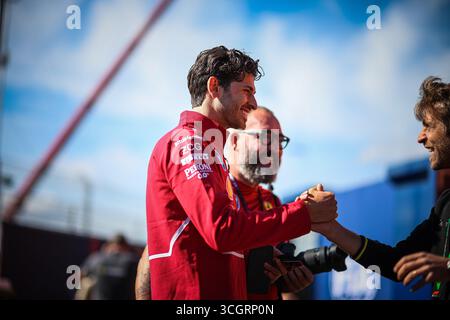 Niederlande, Niederlande. August 2025. Antonio Giovinazzi, (ITA) 24H von Le Mans 2023 Sieger für Ferrari und ehemaliger f1-Fahrer mit Alfa Romeo sauber, Reserve- und Testfahrer für Ferrari F1, während des niederländischen GP, Zandvoort 28-31. August 2025. Formel-1-Weltmeisterschaft 2025. Quelle: Unabhängige Fotoagentur/Alamy Live News Stockfoto