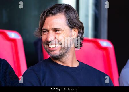Eindhoven, Niederlande. August 2025. EINDHOVEN, NIEDERLANDE - 29. AUGUST: John de Jong während des niederländischen Keuken Kampioen Divisie-Spiels zwischen Jong PSV und Jong AZ auf dem PSV Campus de Herdgang am 29. August 2025 in Eindhoven, Niederlande. (Foto von Joris Verwijst/Orange Pictures) Credit: Orange Pics BV/Alamy Live News Stockfoto