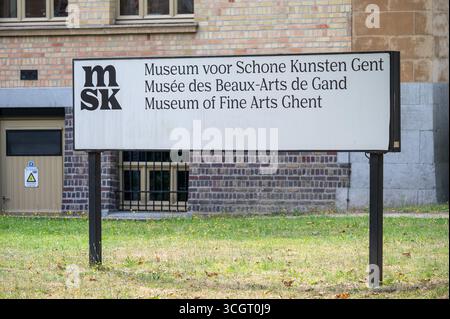 Museum für bildende Kunst MSK in Gent, Ostflämische Region, Belgien 21. August 2025 Stockfoto