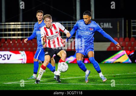 Eindhoven, Niederlande. August 2025. EINDHOVEN, 29-08-2025, PSV Campus de Herdgang, Saison 2025/2026, niederländischer Keuken Kampioen Divisie Football, Spiel zwischen Jong PSV und Jong AZ, Foto zeigt Credit: Pro Shots/Alamy Live News Stockfoto
