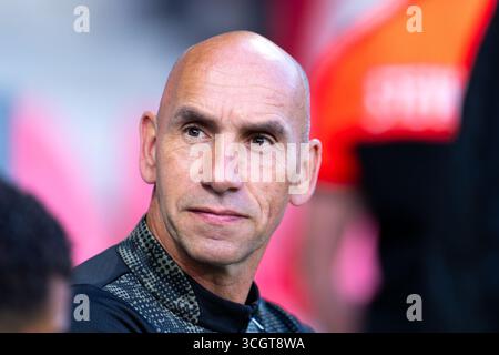 Eindhoven, Niederlande. August 2025. EINDHOVEN, NIEDERLANDE - 29. AUGUST: Jurgen Dirkx von PSV während des niederländischen Keuken Kampioen Divisie-Spiels zwischen Jong PSV und Jong AZ auf dem PSV Campus de Herdgang am 29. August 2025 in Eindhoven, Niederlande. (Foto von Joris Verwijst/Orange Pictures) Credit: Orange Pics BV/Alamy Live News Stockfoto