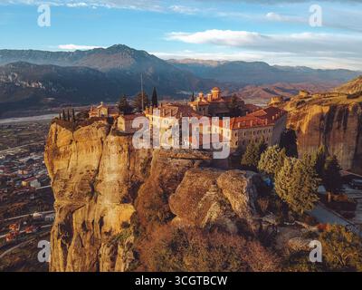 Meteora Monastaries Stockfoto