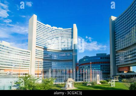 Vienna International Centre VIC, UNO-City Wien 22. Donaustadt Wien Österreich Stockfoto