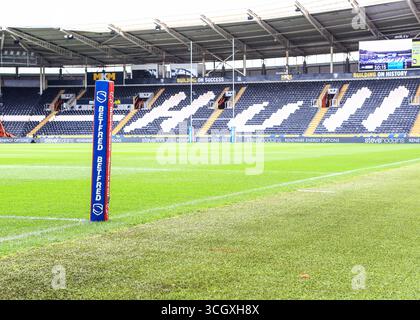Rumpf, Großbritannien. 30. August 2025. Eine allgemeine Ansicht des MKM Stadions während des Spiels der Betfred Super League Runde 24 Hull FC gegen Leeds Rhinos im MKM Stadium, Hull, Großbritannien, 30. August 2025 (Foto: Richard Bierton/News Images) in Hull, Großbritannien am 30. August 2025. (Foto: Richard Bierton/News Images/SIPA USA) Credit: SIPA USA/Alamy Live News Stockfoto