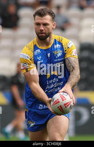 Rumpf, Großbritannien. 30. August 2025. MKM Stadium, West Park, Hull, East Yorkshire, 30. August 2025. Betfred Super League Hull FC gegen Leeds Rhinos Andy Ackers von Leeds Rhinos Credit: Touchlinepics/Alamy Live News Stockfoto