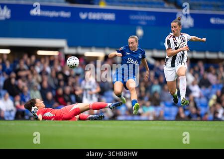 UK. 30. August 2025. Everton FC gegen Juventus FC ist für die Vorsaison geeignet. GOODISON PARK ENGLAND - 30. August 2025 Ornella Vignola aus Everton während der Vorsaison freundlich. Quelle: ALAN EDWARDS/Alamy Live News Stockfoto