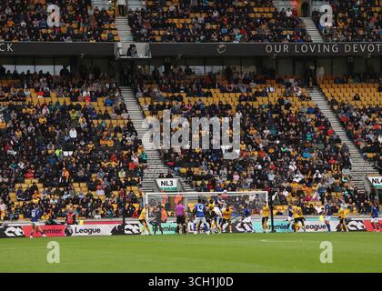 Wolverhampton, Großbritannien. 30. August 2025. Freie Plätze während des Spiels Wolverhampton Wanderers gegen Everton Premier League in Molineux, Wolverhampton. Der Bildnachweis sollte lauten: David Klein/Sportimage Credit: Sportimage Ltd/Alamy Live News Stockfoto