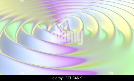 Farbkurvenkreise bg 3D-Rendering Stockfoto