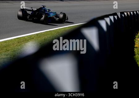 63 RUSSELL George (gbr), Mercedes AMG F1 Team W16, Action während des Formel 1 Heineken Dutch Grand Prix 2025, 15. Runde der FIA Formel 1 Weltmeisterschaft 2025 vom 29. Bis 31. August 2025 auf dem Zandvoort Circuit in Zandvoort, Niederlande - Foto DPPI Stockfoto