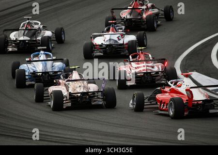 Zandvoort, Pays Bas. 31. August 2025. Action während der 5. Runde der F1 Academy Championship 2025 vom 29. Bis 31. August 2025 auf dem Zandvoort Circuit in Zandvoort, Niederlande - Foto DPPI Credit: DPPI Media/Alamy Live News Stockfoto