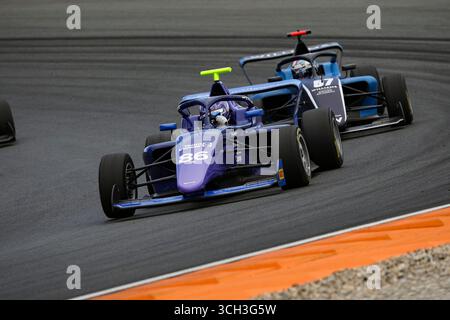 Zandvoort, Pays Bas. 31. August 2025. 86 Esmee Kosterman Action während der 5. Runde der F1 Academy Championship 2025 vom 29. Bis 31. August 2025 auf dem Zandvoort Circuit in Zandvoort, Niederlande - Foto DPPI Credit: DPPI Media/Alamy Live News Stockfoto