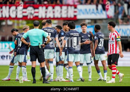 Rotterdam, Niederlande. 31. August 2025. Rotterdam - Ayase Ueda von Feyenoord während der vierten Runde der Eredivisie Saison 2025/2026. Das Spiel findet am 31. August 2025 in Rotterdam in Het Kasteel statt. Credit: Box to Box Pictures/Alamy Live News Stockfoto