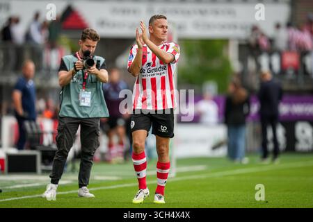 Rotterdam, Niederlande. 31. August 2025. Rotterdam: Jens Toornstra von Sparta Rotterdam während der vierten Runde der Eredivisie Saison 2025/2026. Das Spiel findet am 31. August 2025 in Rotterdam in Het Kasteel statt. Credit: Box to Box Pictures/Alamy Live News Stockfoto