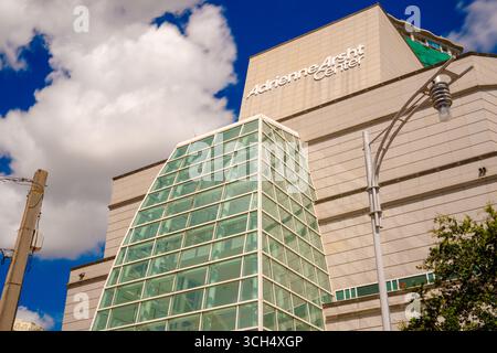 Miami, FL, USA - 30. August 2025: Adrienne Arsht Center for the Performing Arts Downtown Miami Stockfoto