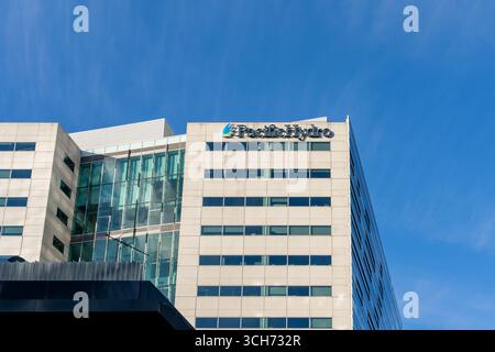 Pacific Hydro's Büro in Melbourne in Docklands, Victoria, Australien. Stockfoto