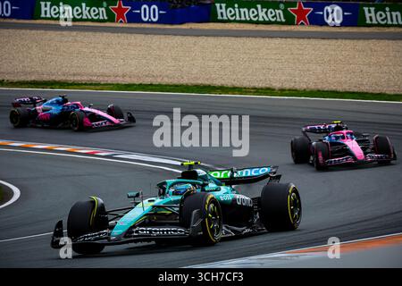 14 Fernando Alonso, (ESP) Aramco Aston Martin Mercedes AMR25, während des niederländischen GP, Zandvoort 28-31. August 2025. Formel-1-Weltmeisterschaft 2025. Stockfoto