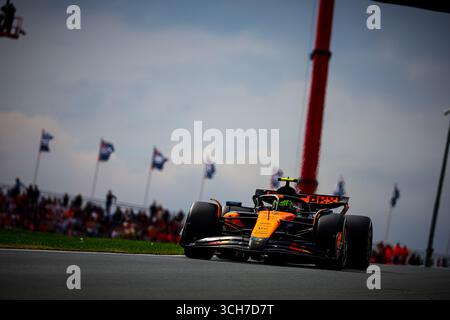 04 Lando Norris, (GRB) McLaren Mercedes MCL39, während des niederländischen GP, Zandvoort 28-31. August 2025. Formel-1-Weltmeisterschaft 2025. Stockfoto