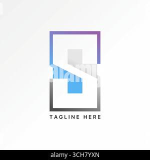 Logo Design Grafik Konzept kreative Premium Vektor Stock Bild Top verkaufen Initial S Schriftart mit plus Gesundheitspflege auf negative Raum Foundation Beratung Stock Vektor