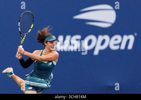 Usa. 31. August 2025. Queens, New York City. 31. August 2025: Tahlia Kokkinis (aus) bei den US Open 2025. Quelle: Corleve/Alamy Live News Stockfoto
