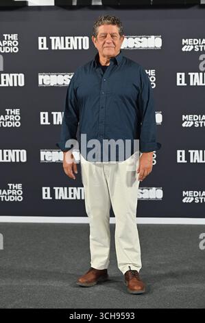 Madrid, Spanien. August 2025. Pedro Casablanc während des Fotorufs „El Talento“ en Madrid 01. September 2025 Credit: CORDON PRESS/Alamy Live News Stockfoto