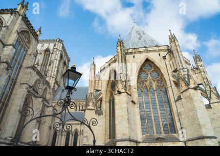 York Minster Chapter House, North Yorkshire, Vereinigtes Königreich Stockfoto