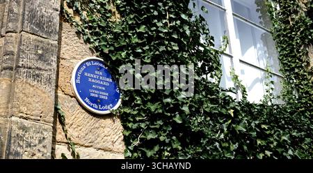 north Lodge, ehemaliges Haus des viktorianischen Autors, Sir henry Rider Haggard, Labyrinth Hill, St leonards, East sussex, großbritannien Stockfoto