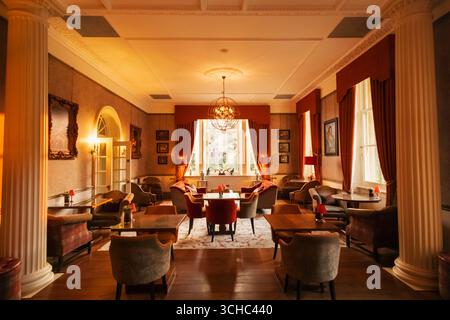 England, Somerset, Bath, Bath Spa Hotel, Hotel Lounge Stockfoto