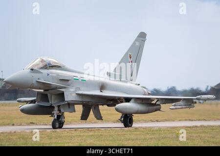 12 Geschwader Taifun bei der RAF Coningsby Stockfoto