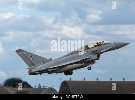 12 Geschwader Taifun bei der RAF Coningsby Stockfoto