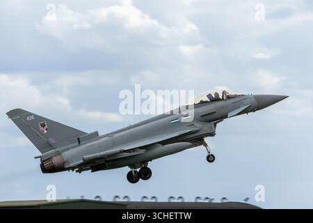 12 Geschwader Taifun bei der RAF Coningsby Stockfoto