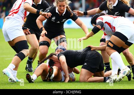 Exeter, Devon, Großbritannien. 31. August 2025. Damen Rugby World Cup Pool C: Neuseeland gegen Japan im Sandy Park, Exeter. Im Bild: Match-Action. Hinweis: Nidpor/Alamy Live News Stockfoto