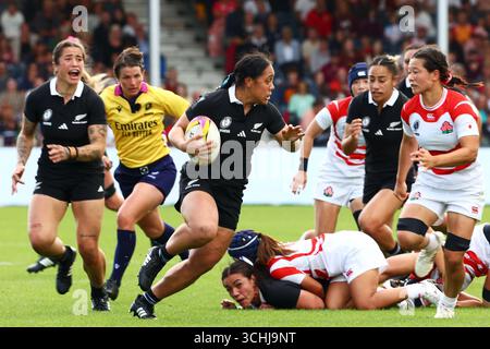 Exeter, Devon, Großbritannien. 31. August 2025. Damen Rugby World Cup Pool C: Neuseeland gegen Japan im Sandy Park, Exeter. Im Bild: Match-Action. Hinweis: Nidpor/Alamy Live News Stockfoto