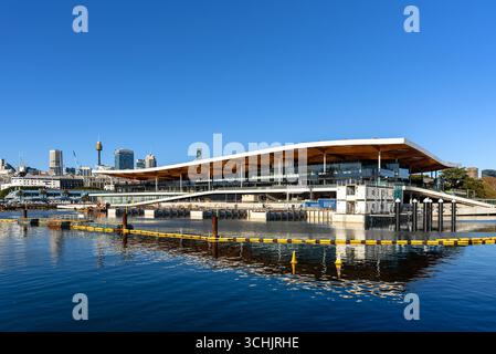 Der neue Sydney Fish Market in der Blackwattle Bay ist im Bau Stockfoto