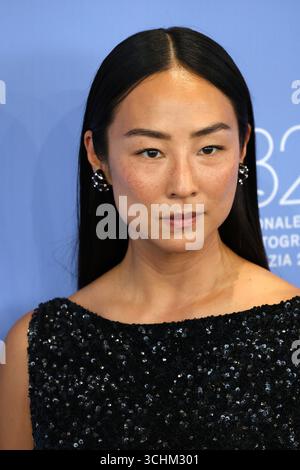 Venedig, Italien. September 2025. Greta Lee'A House of Dynamite' Fotoruf, 82. Internationales Filmfestival Venedig, Venedig, Italien. September 2025. CAP/GOL Credit: GOL/Capital Pictures Credit: Capital Pictures/Alamy Live News Stockfoto