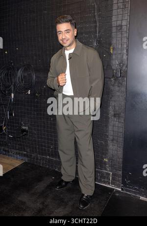 Miami, Vereinigte Staaten Von Amerika. September 2025. DORAL, FL – 3. SEPTEMBER: Borja Voces „CODICO de Investigation“ wird während der „Despierta América“ am 3. September 2025 in Doral, Florida, gesehen. (Foto: Alberto E. Tamargo/SIPA USA) Credit: SIPA USA/Alamy Live News Stockfoto