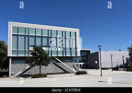 TUSTIN, KALIFORNIEN - 18. August 2025: IVC IDEA Building im Advanced Technology and Education Park, ATEP, Teil der California Community Colleges Stockfoto