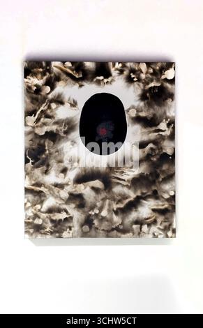 Bangkok, Thailand - 5. August 2024: Ausstellung für zeitgenössische Kunst, die große Expansion von Adisak Somkong Solo in der Blacklist Gallery, MATDOT A Stockfoto