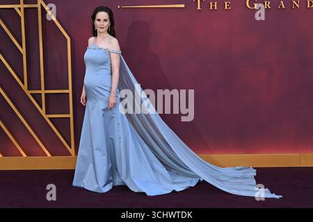 London, Großbritannien. September 2025. Michelle Dockery nahm am 3. September 2025 an der Uraufführung von Downton Abbey: The Grand Finale in London teil. Foto: Stuart Hardy/ABACAPRESS.COM Credit: Abaca Press/Alamy Live News Stockfoto