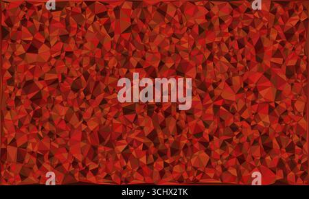 Polygonales Mosaik mit abstraktem geometrischem Hintergrund in Farbverlaufsfarbe. Design mit niedrigem Poly-Hintergrund. Technologie mit niedrigem Poly-Hintergrund. Modern und trendig Stock Vektor