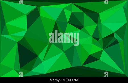 Polygonales Mosaik mit abstraktem geometrischem Hintergrund in Farbverlaufsfarbe. Design mit niedrigem Poly-Hintergrund. Technologie mit niedrigem Poly-Hintergrund. Modern und trendig Stock Vektor