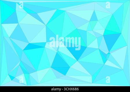 Polygonales Mosaik mit abstraktem geometrischem Hintergrund in Farbverlaufsfarbe. Design mit niedrigem Poly-Hintergrund. Technologie mit niedrigem Poly-Hintergrund. Stock Vektor
