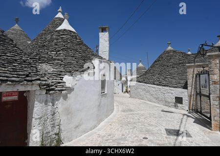 Europa Süditalien Apulien Alberobello (Teil 1) Stockfoto