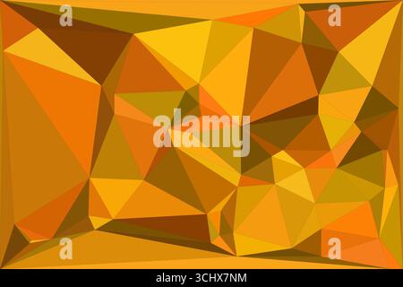 Polygonales Mosaik mit abstraktem geometrischem Hintergrund in Farbverlaufsfarbe. Design mit niedrigem Poly-Hintergrund. Technologie mit niedrigem Poly-Hintergrund. Stock Vektor