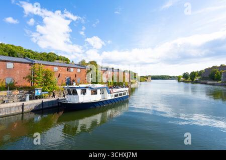 Helsinki, Finnland. August 2025. Panoramablick auf die Küste der Insel Stockfoto