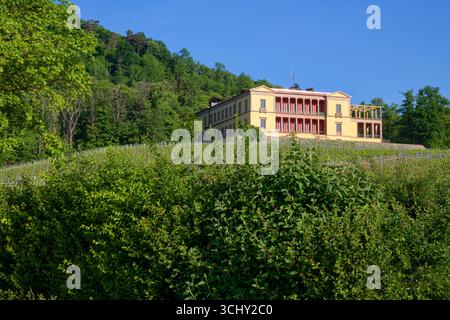 Villa Ludwigshöhe bei Rhodt unter Rietburg (Teil von Edenkoben) in der Pfalz, Südliche Weinstraße, Rheinland-Pfalz, Deutschland Stockfoto