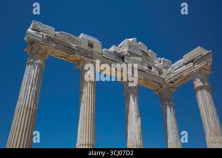Apollo-Tempel (2. Jahrhundert n. Chr.), Seite, Antalya, Türkei Stockfoto