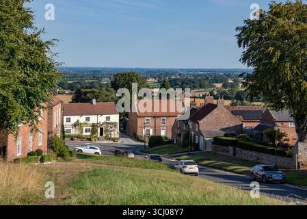 Church Hill, Crayke, North Yorkshire, Großbritannien Stockfoto