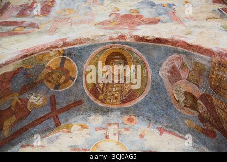Fresken, St. Nickolas Kirche, 4. Jahrhundert, Myra Acient City, Demre, Antalya, Türkei Stockfoto