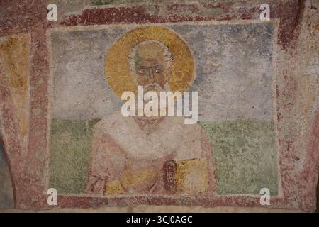 Fresken, St. Nickolas Kirche, 4. Jahrhundert, Myra Acient City, Demre, Antalya, Türkei Stockfoto